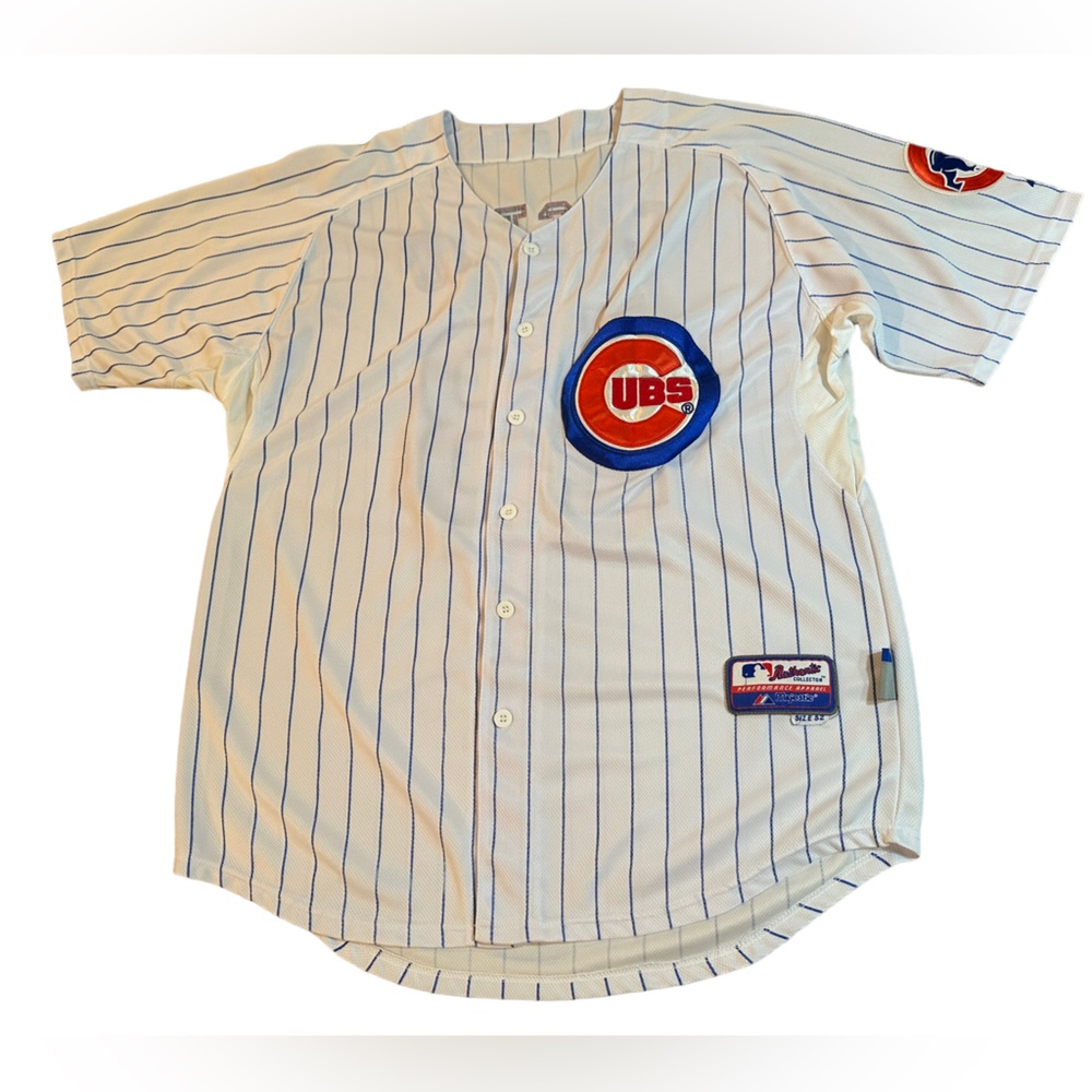 Majestic Authentic Chicago Cubs Starlin Castro On-Field Home Jersey 52